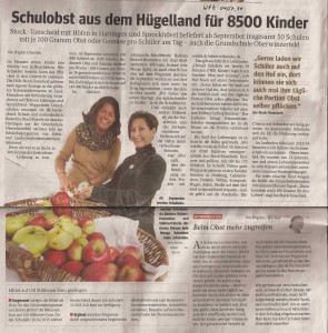 Obst für 8500 Kinder